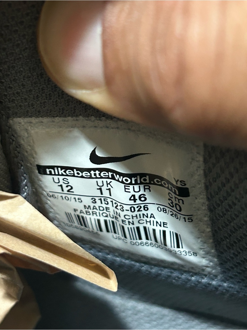 Size 12 Nike Air Force 1 Mid ‘07 Cool Grey 315123-026 - Picture 7 of 9